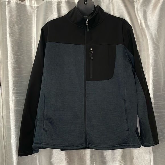 Swiss Tech Men’s 3XL Greystone Stretch Softshell Fleece Lined Zip Up Jacket - Picture 1 of 9